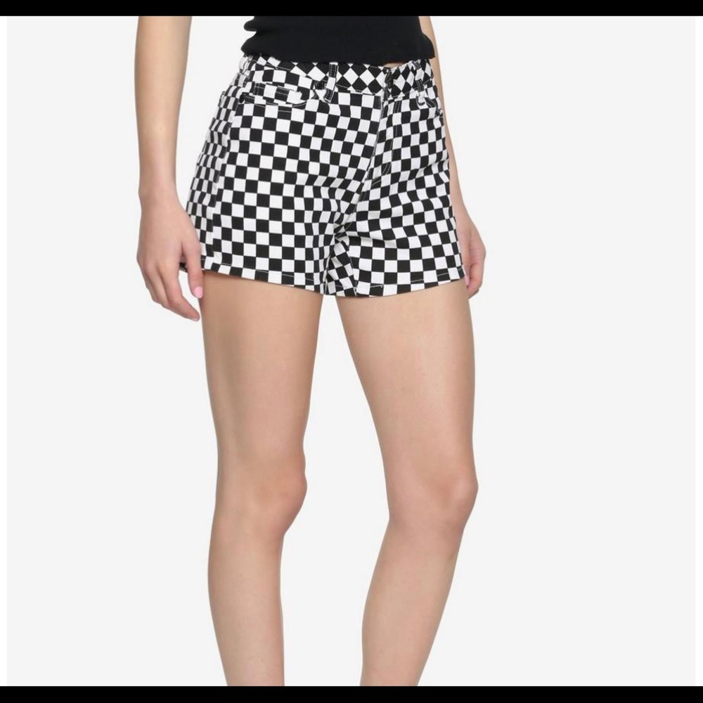 Checkered shorts